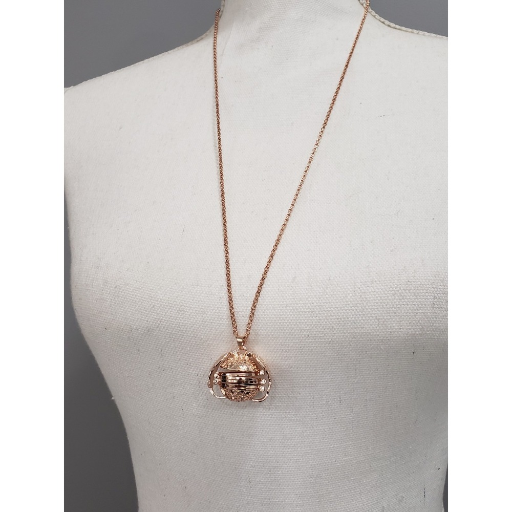 Angel Wing Photo Pendant 4 Picture Locket 18" Necklace Silver rose gold Romantic